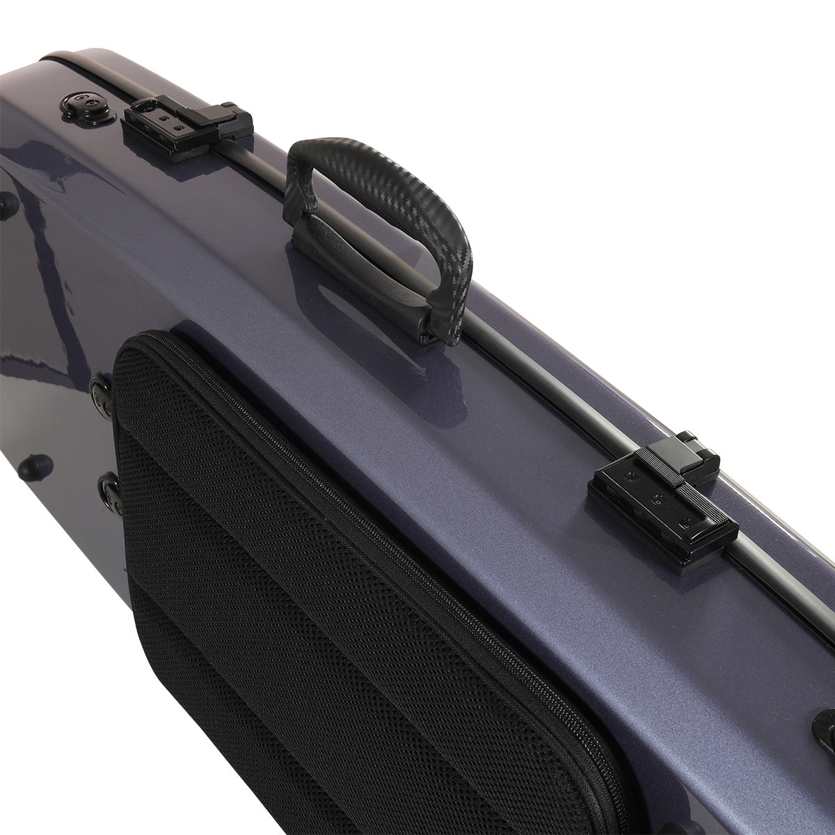 JML Carbon Fibre Adjustable 2.3 Oblong Viola Case Ocean Blue 15-16.5"