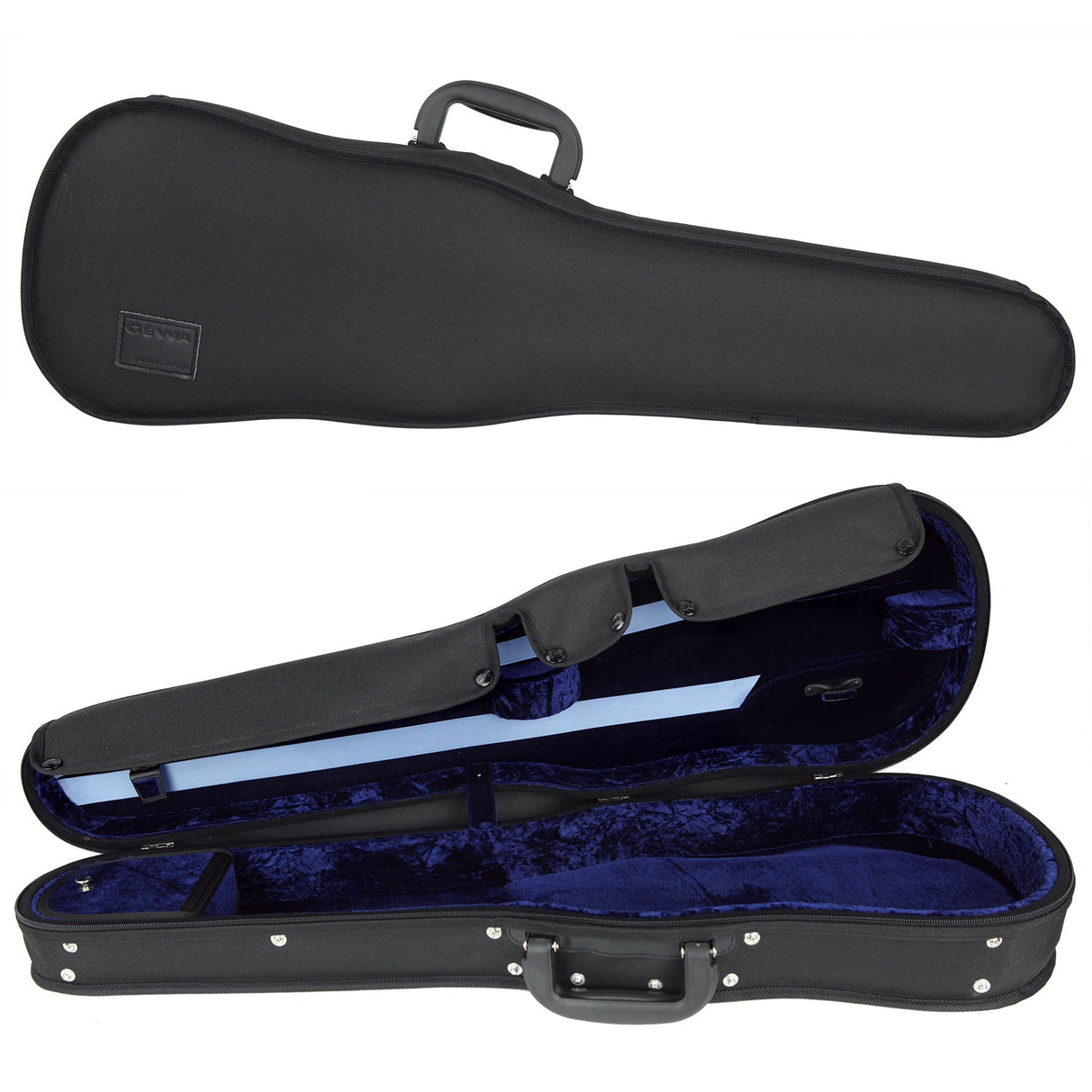GEWA Liuteria Concerto Shaped Violin Case Black 1/8