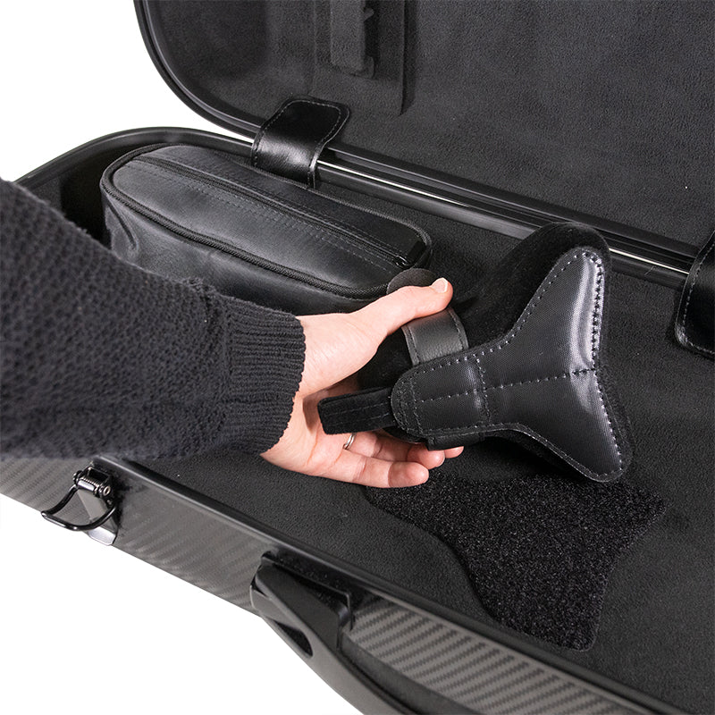 Viola Case - Kreisler PC Oblong Adjustable, Braided Black