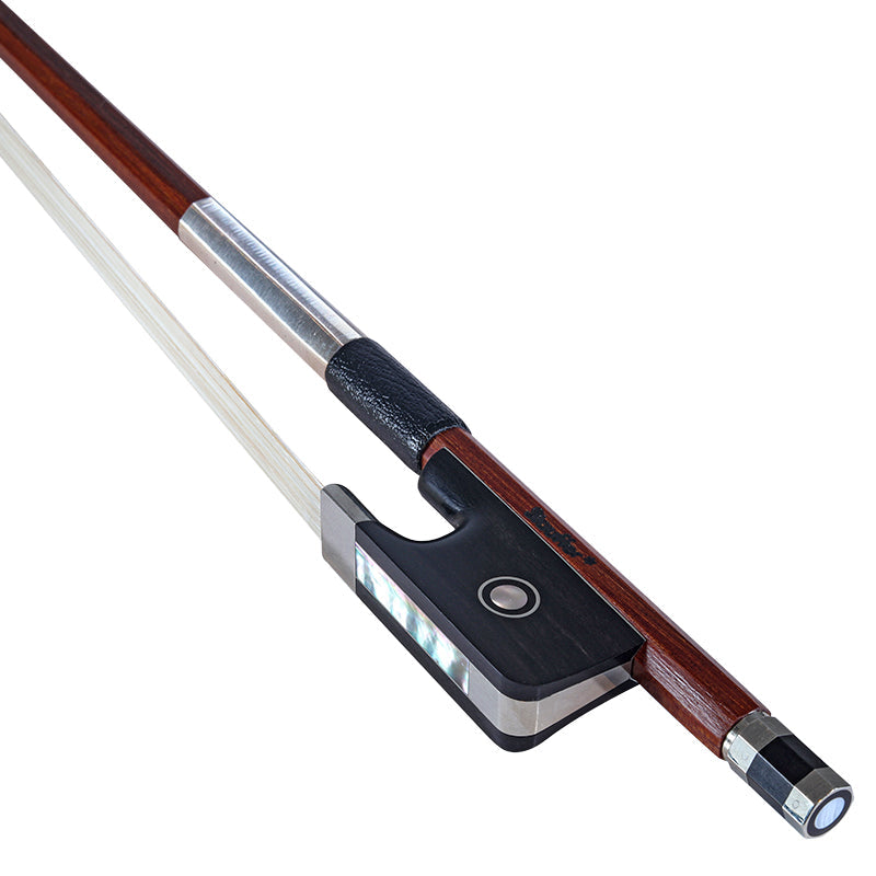 Stauffer* Brazilwood Octagonal Viola Bow with Parisian Eye