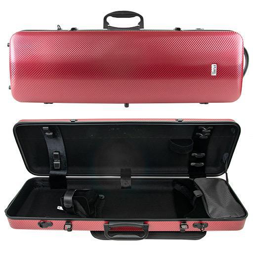 GEWA Pure Polycarbonate Oblong 2.4 Violin Case Red