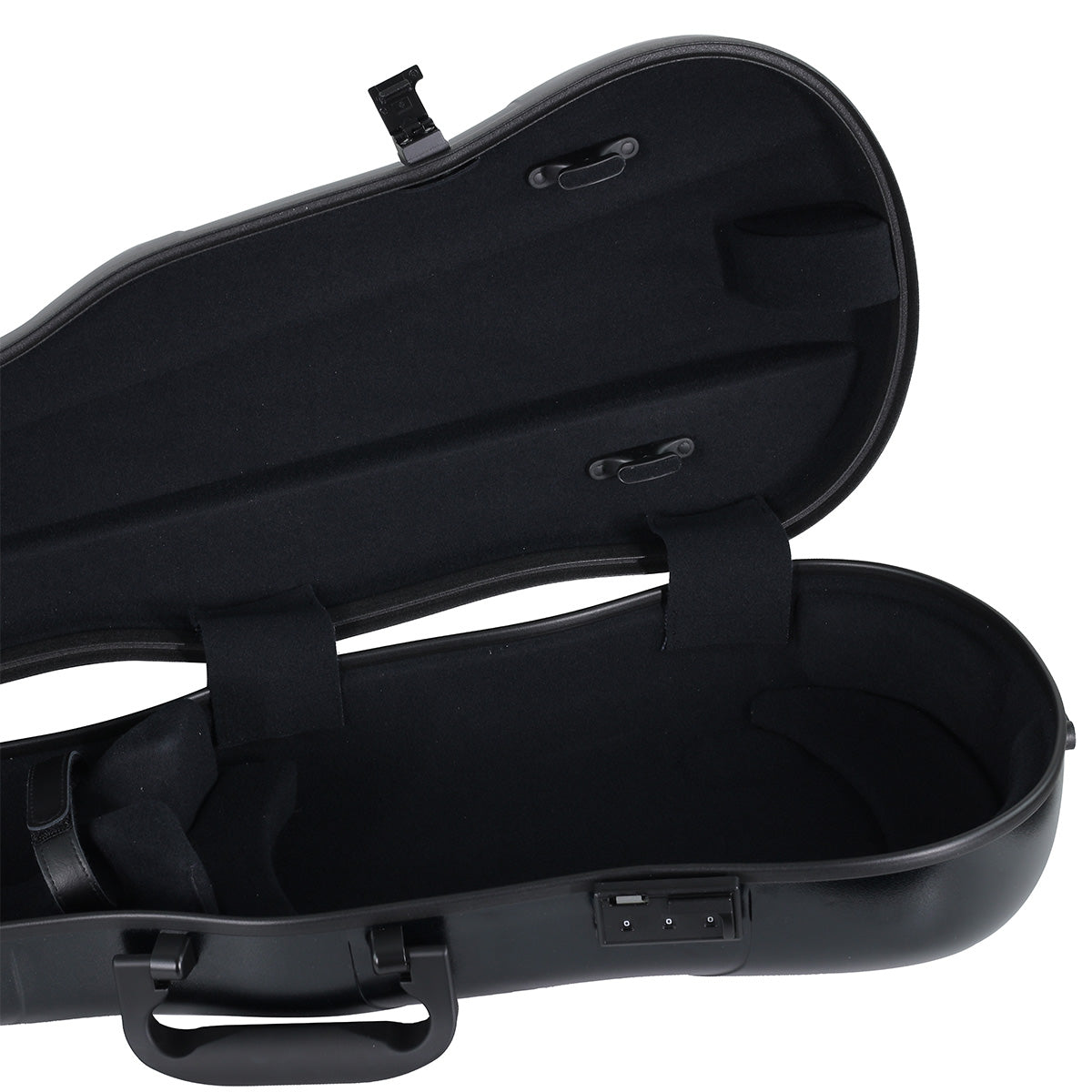 GEWA Air 1.7 Shaped Violin Case with Subway Handle Black Matte 4/4