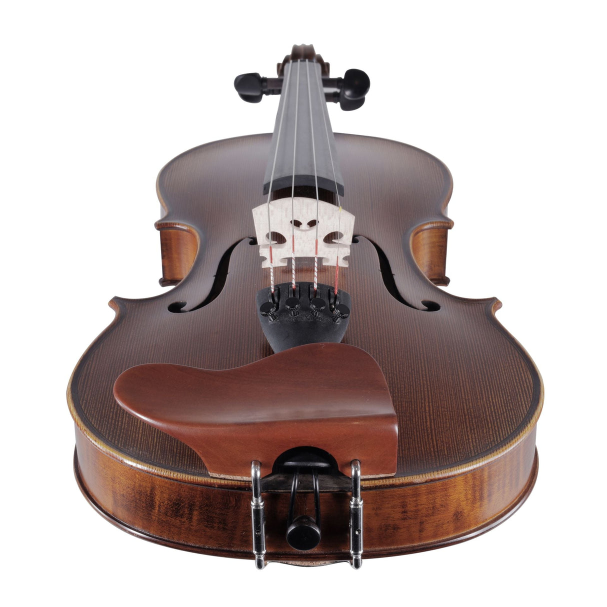 Violin Chinrest - Kreisler Berber Boxwood Chrome Fittings