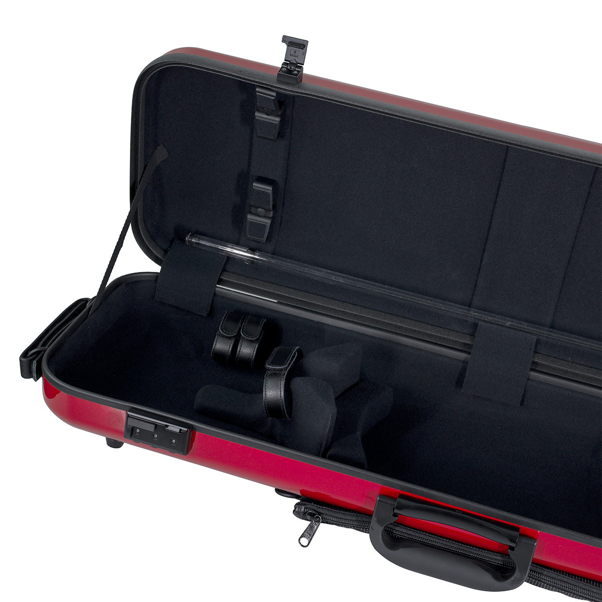 GEWA Air 2.1 Oblong Violin Case with Subway Handle Red Gloss 4/4