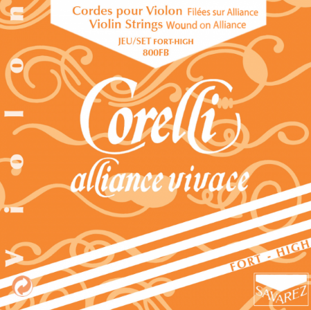Corelli Alliance Vivace Violin, A (Forte), 4/4 Synth/Aluminium - Special Order Only