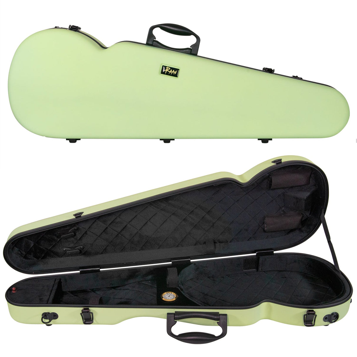 RAAN Shaped Violin Case Spring Grass 1/2-1/4