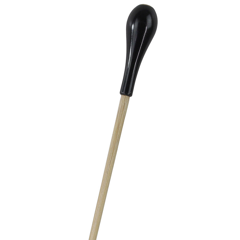 Takt Wooden Conductors Baton with Pear-Shaped Ebony Handle and Mother-of-Pearl Parisian Eye 15"