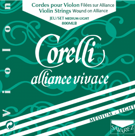 Corelli Alliance Vivace Violin, E (Light/Ball), 4/4 Steel - Special Order Only
