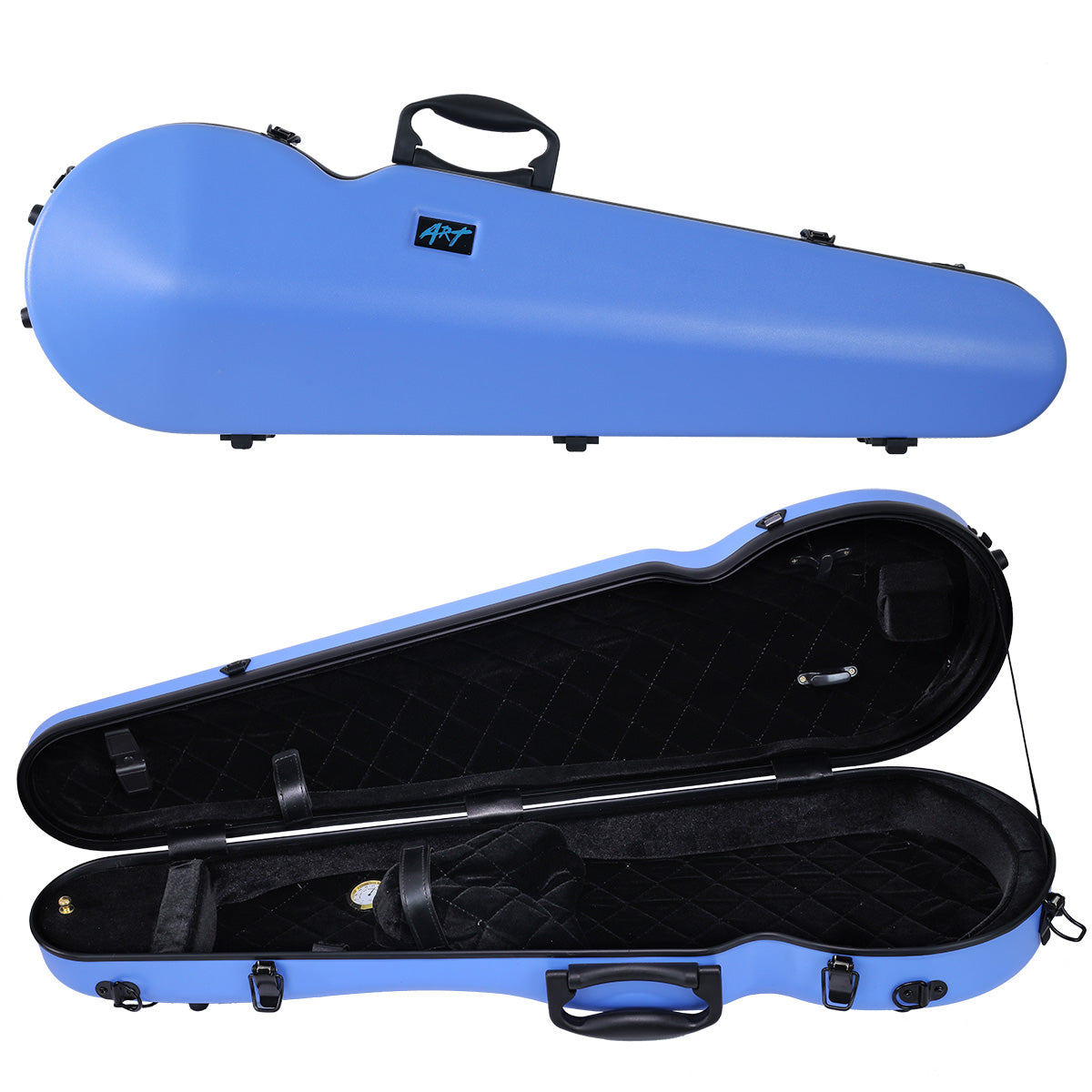 ART Shaped Violin Case 1/2-1/4 Sky Blue