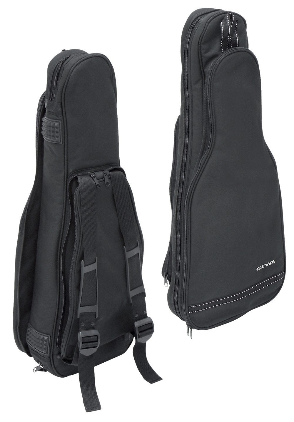 Backpack for Gewa Shaped Viola Case - 10mm Foam Padding with Large Accessory Pouch, Black