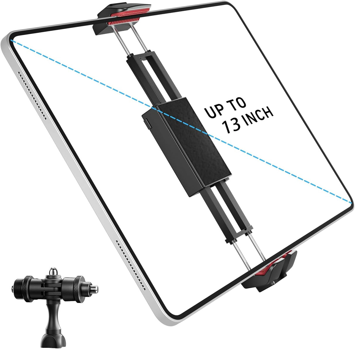 Music Stand Accessory - KraftGeek Bravo Phone/Tablet Mount, Black