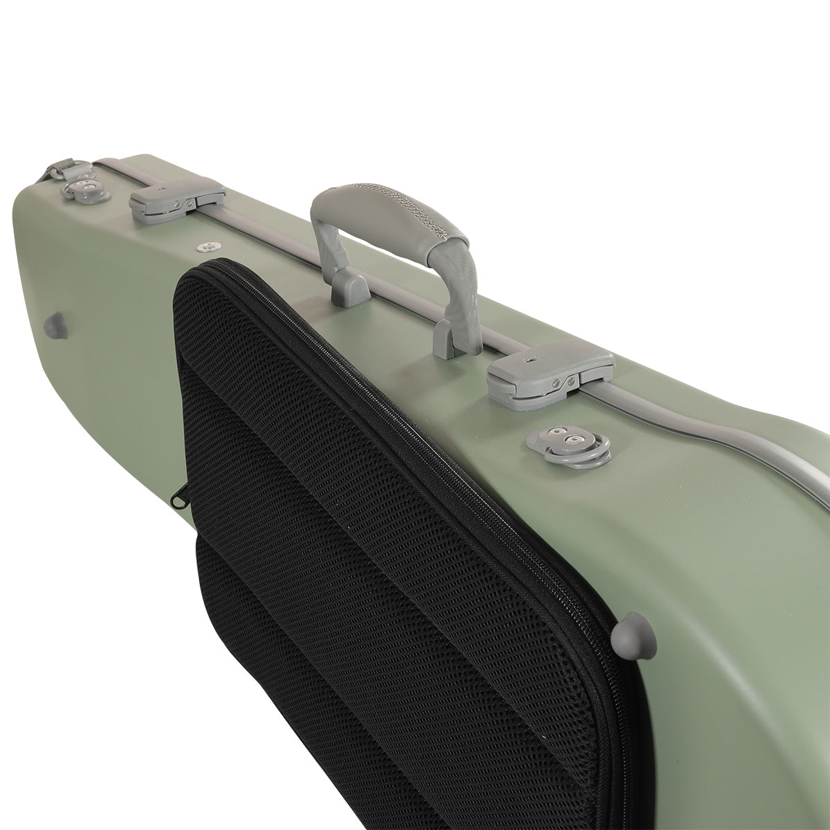 JML Carbon Fibre Adjustable 1.7 Arrow Viola Case Garden Green 15-16.5"