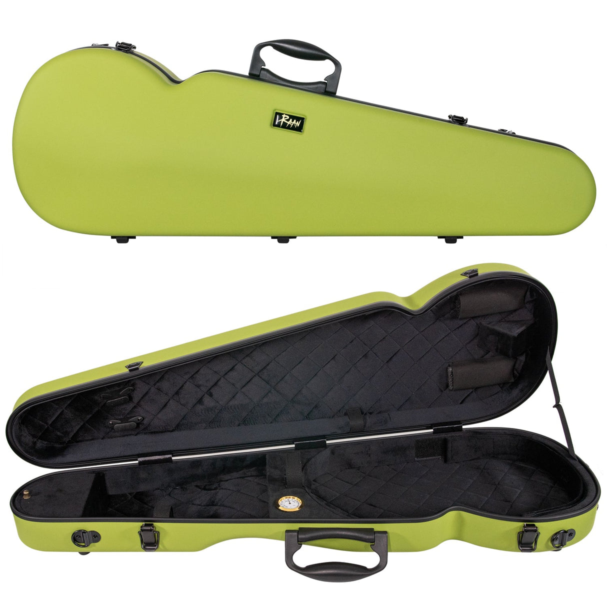 RAAN Shaped Violin Case Matcha Green 1/2-1/4