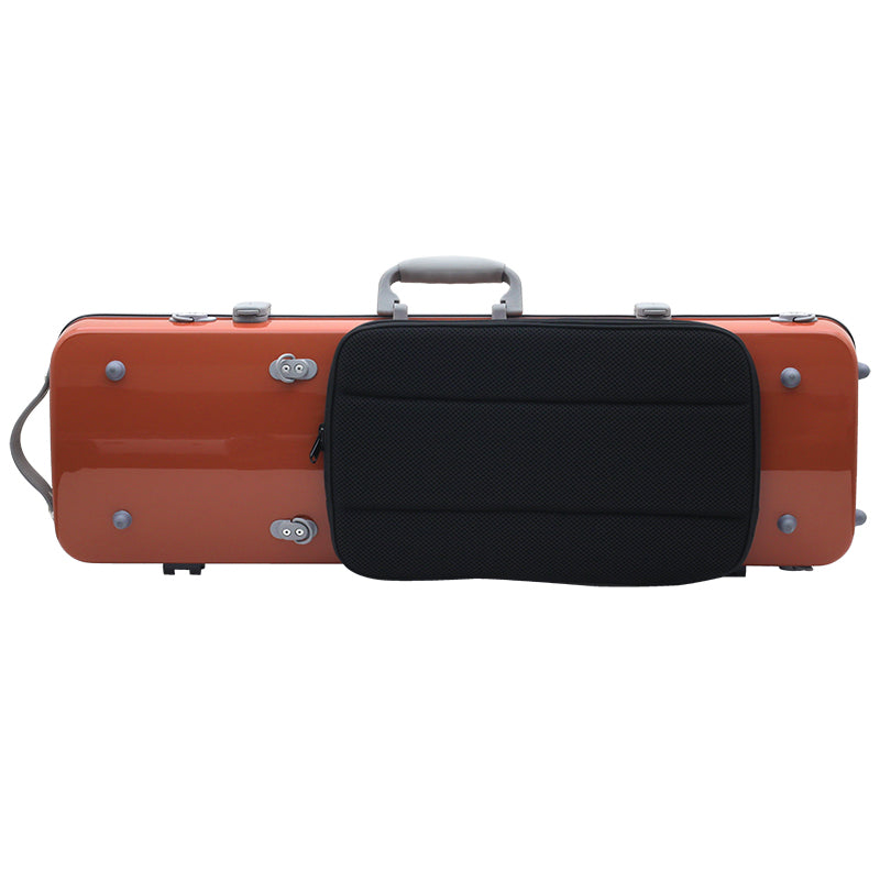 JML Carbon Fibre 1.8 Oblong Violin Case Flora Orange 4/4