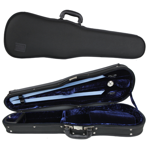 Viola Case - Gewa Liuteria Maestro Shaped, Black/Blue, 15.5" - Special Order Only