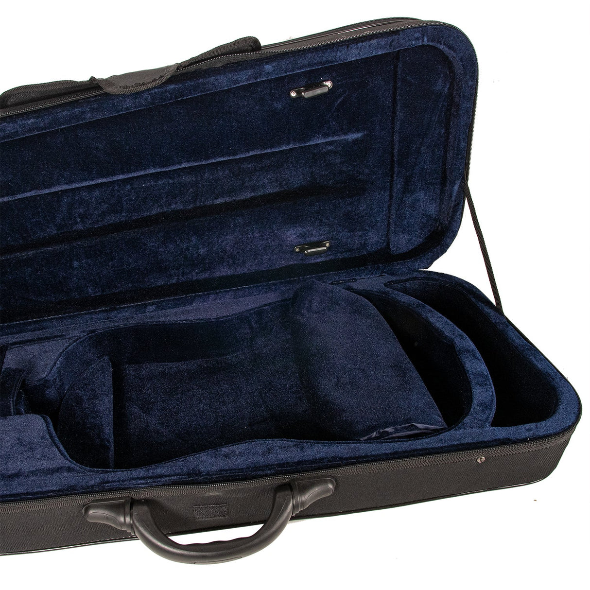 Viola Case - Kreisler 16-16.5” Lightweight Shaped/Arrow Black/Blue