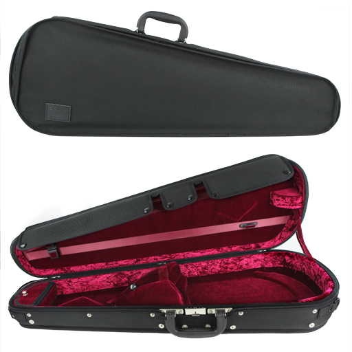 GEWA Liuteria Concerto Varianta Adjustable Shaped Viola Case Black/Red