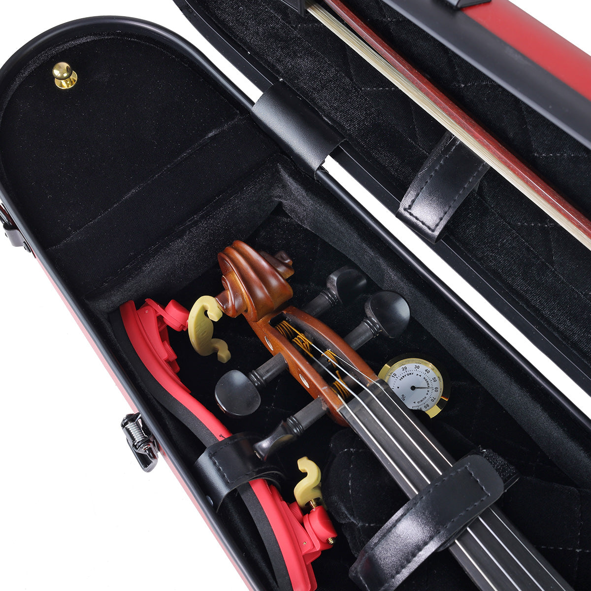 ART Shaped Violin Case 4/4-3/4 Cherry Red