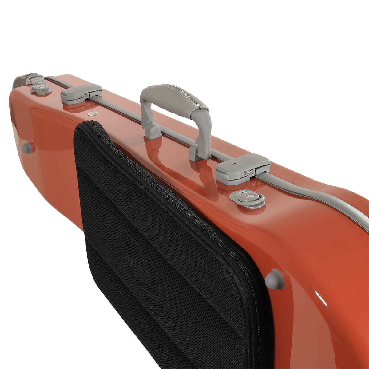 JML Carbon Fibre Adjustable 1.7 Arrow Viola Case Flora Orange 15-16.5"