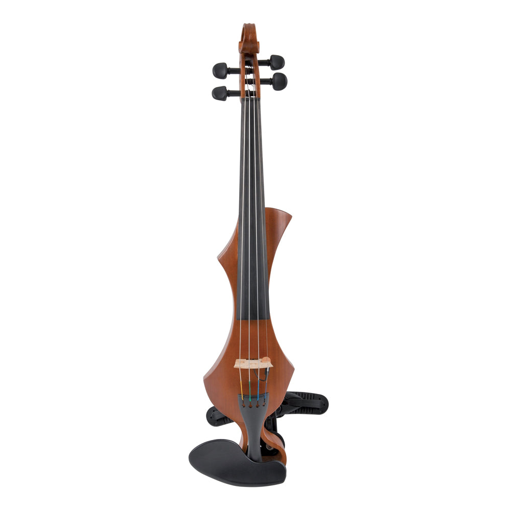 GEWA Novita 3.0 Electric Violin 4-String Gold-Brown with Wittner Shoulder Rest