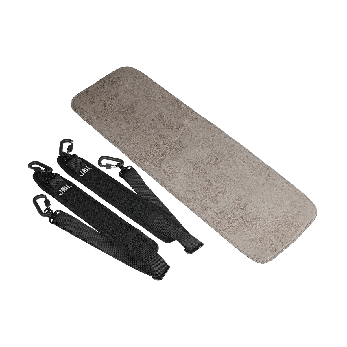 JML Polycarbonate 2.4 Oblong Violin Case Metallic Black 4/4