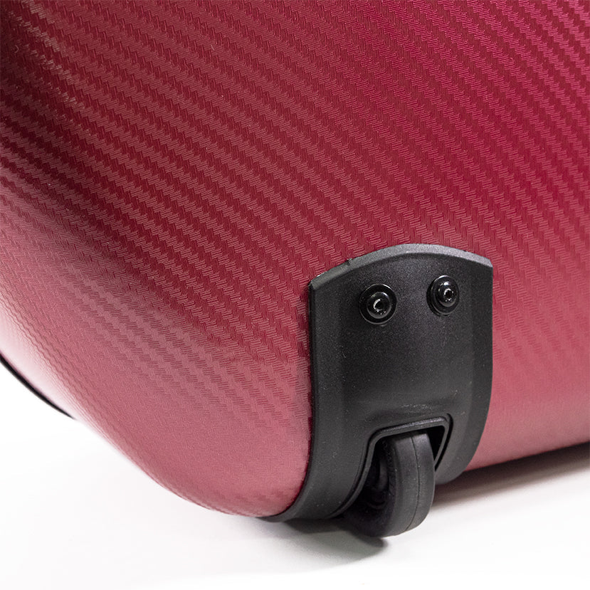 GEWA Pure Polycarbonate 4.8 Cello Case with Wheels Red