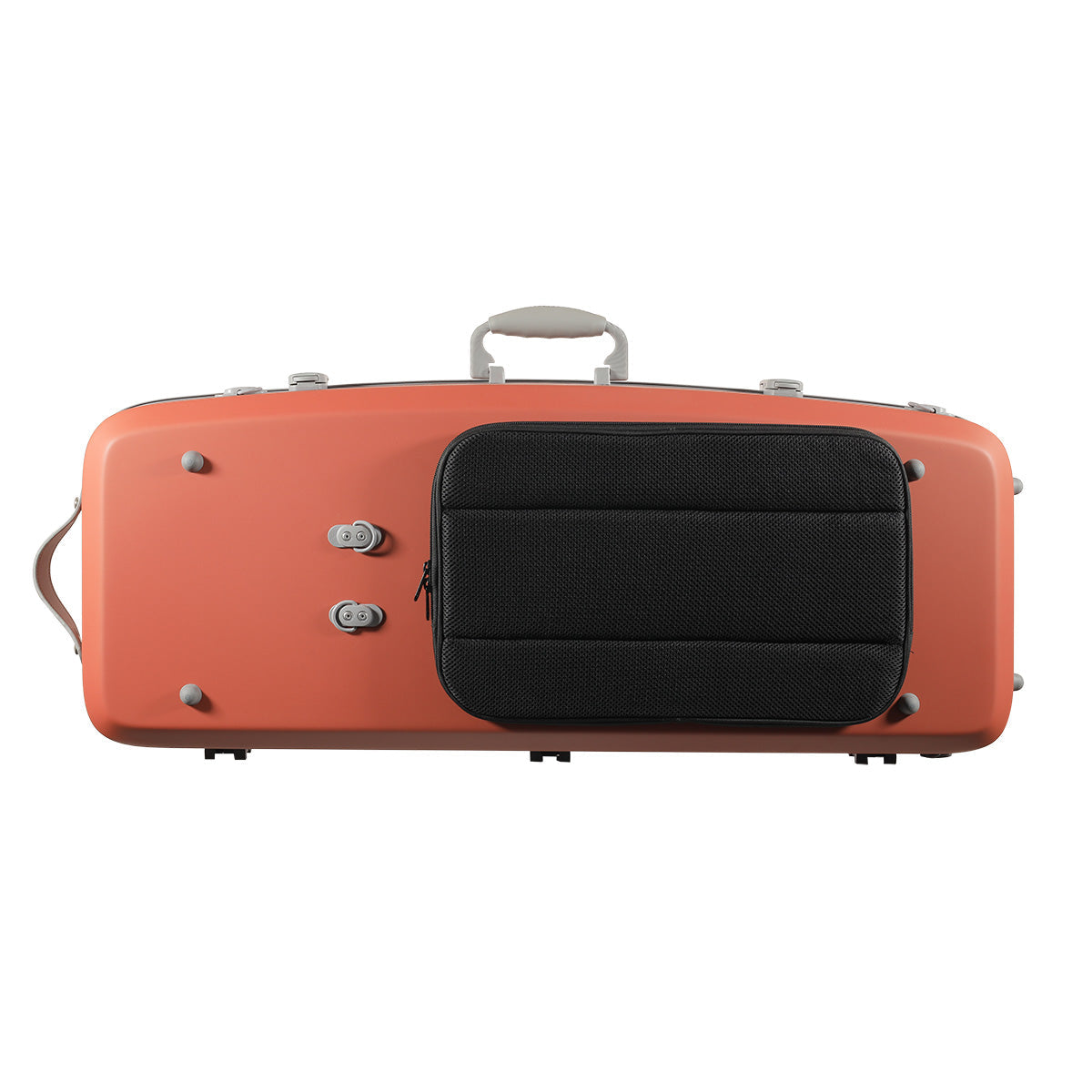 JML Carbon Fibre Adjustable 2.3 Oblong Viola Case Flora Orange 15-16.5"