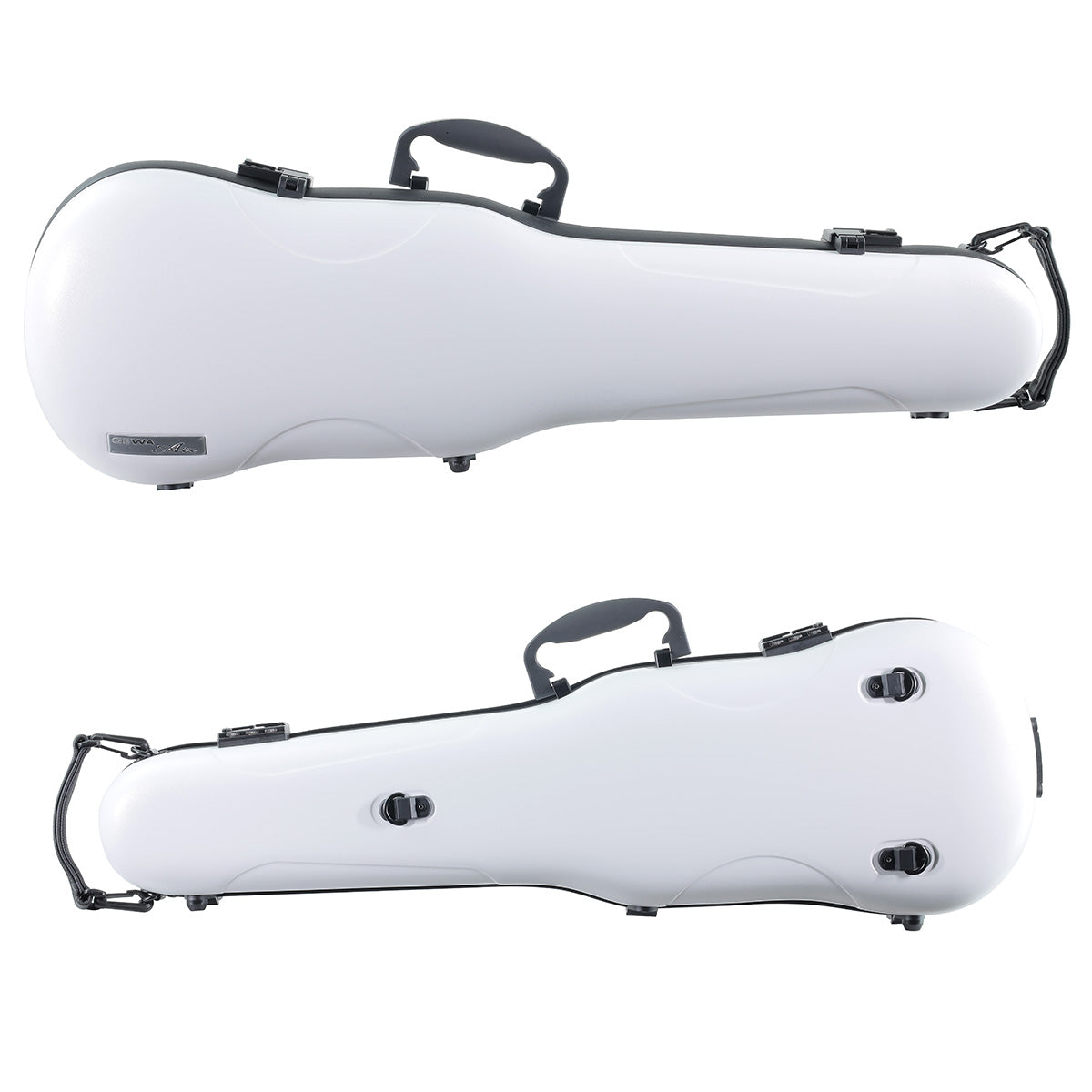 GEWA Air 1.7 Shaped Violin Case with Subway Handle White Matte 4/4