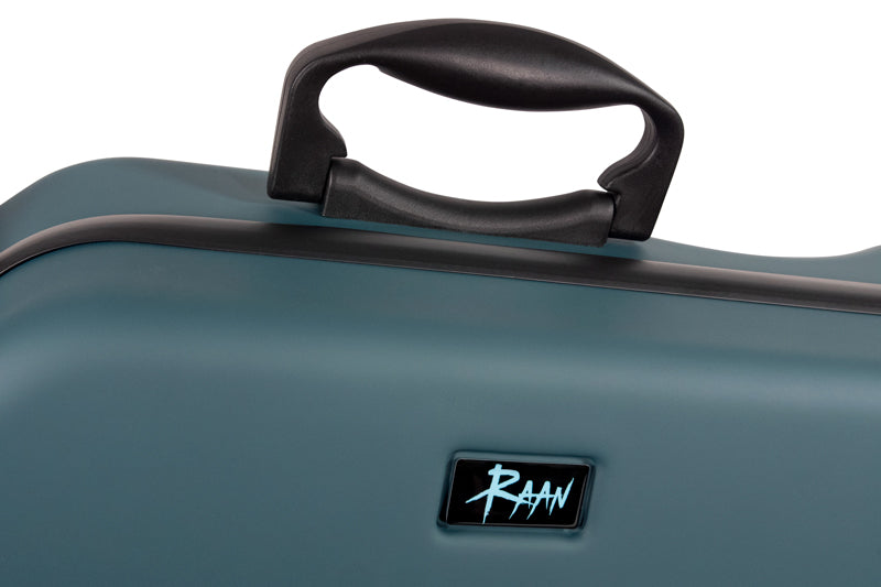 RAAN Shaped Violin Case Mediterranean Green 1/2-1/4