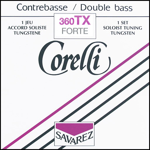Corelli Double Bass Set Solo Tungsten Forte-TX 360TX - Special Order Only