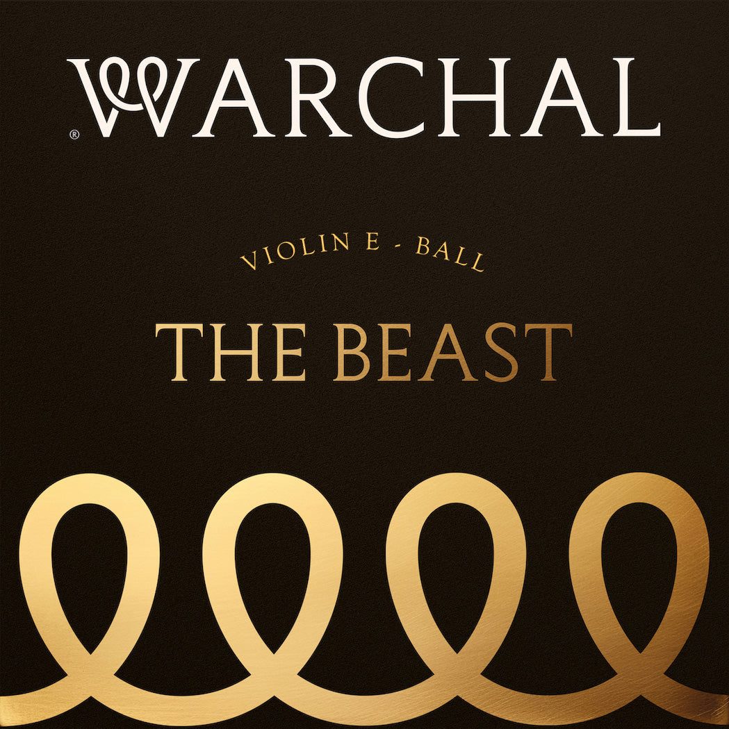 Warchal The Beast Violin E Ball String for Integrated Fine Tuners 4/4 Medium