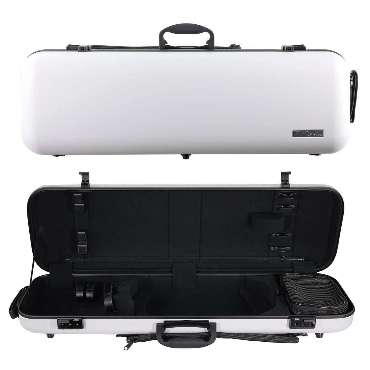 GEWA Air 2.1 Oblong Violin Case with Subway Handle White Matte 4/4