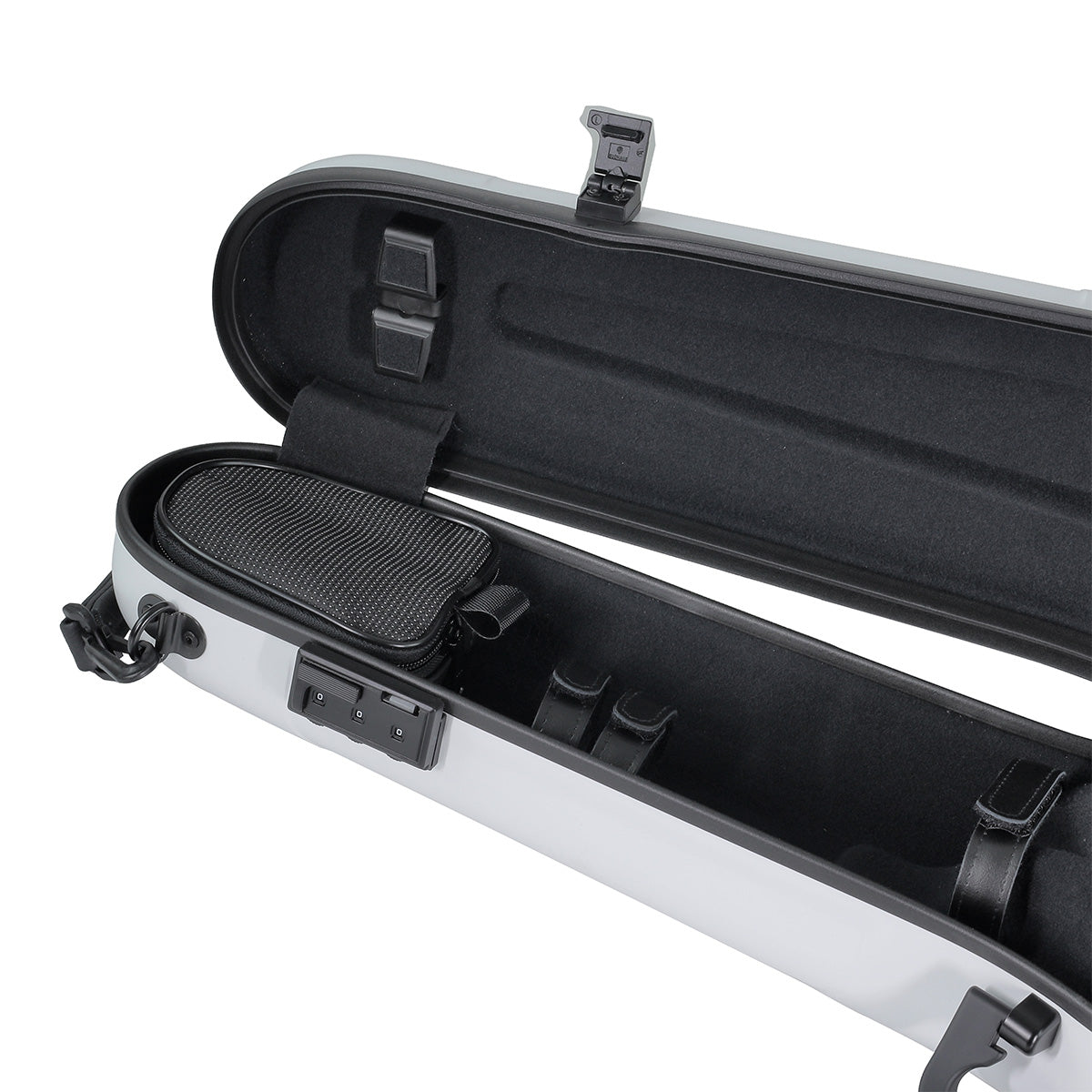 GEWA Air 1.7 Shaped Violin Case with Subway Handle White Matte 4/4