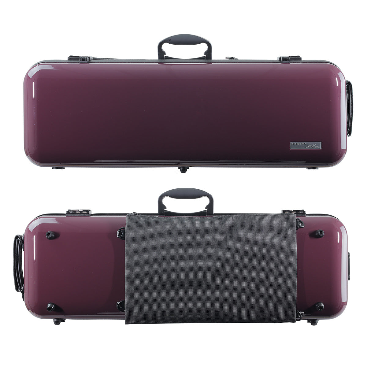 GEWA Air 2.1 Oblong Violin Case with Subway Handle Purple Gloss 4/4