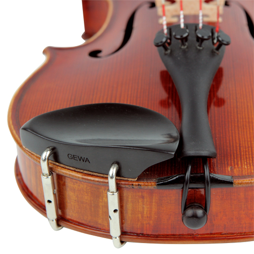 GEWA Tekka Violin Chinrest Ebony 1/2-1/4