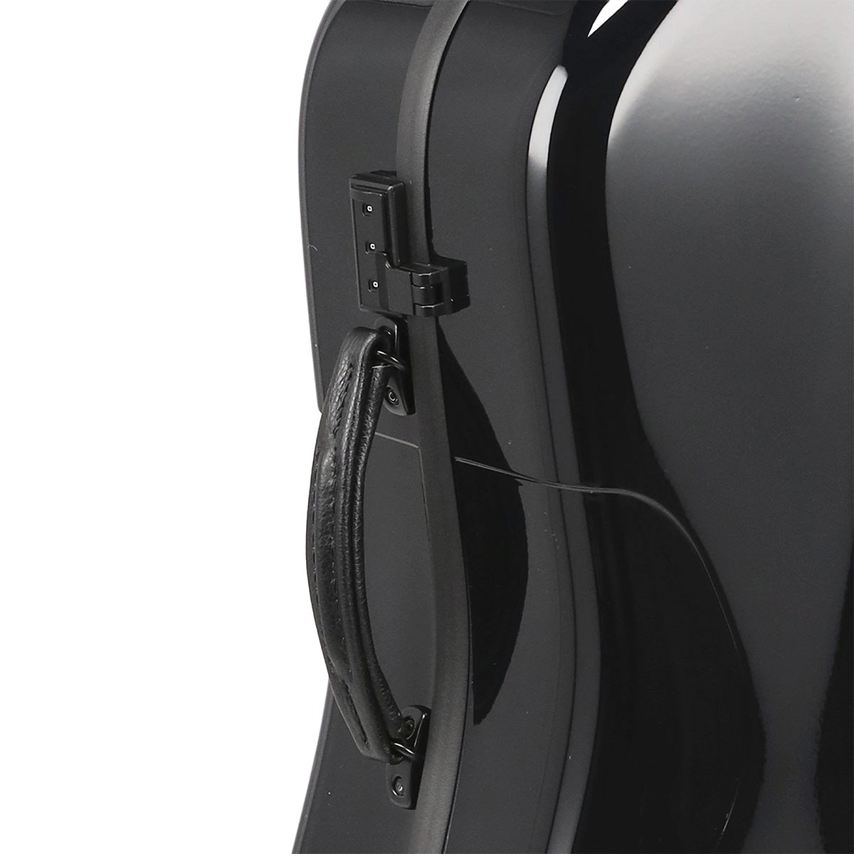 GEWA Air 3.9 Cello Case Black Gloss with Red Interior