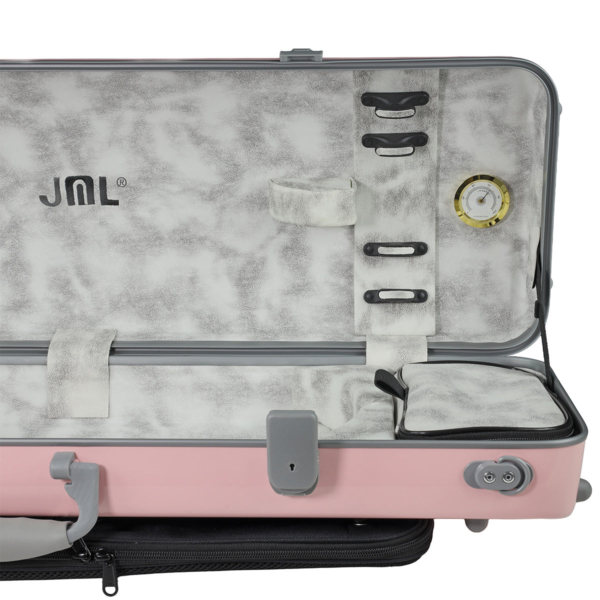 JML Carbon Fibre 1.8 Oblong Violin Case Sakura Pink 4/4