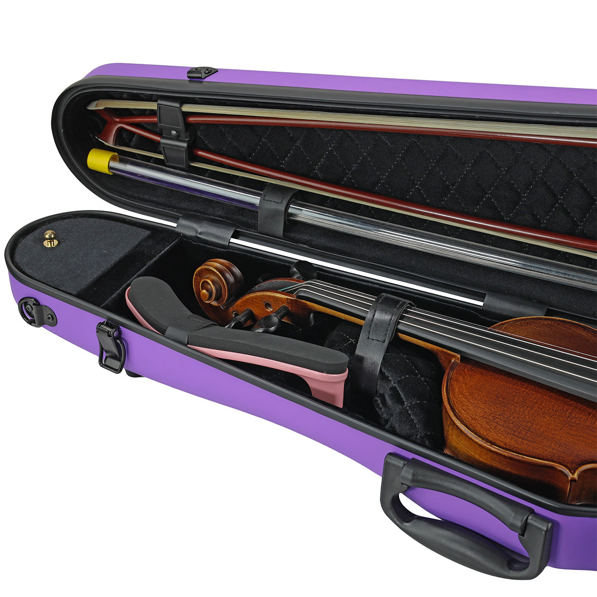 ART Shaped Violin Case 1/2-1/4 Amethyst Purple
