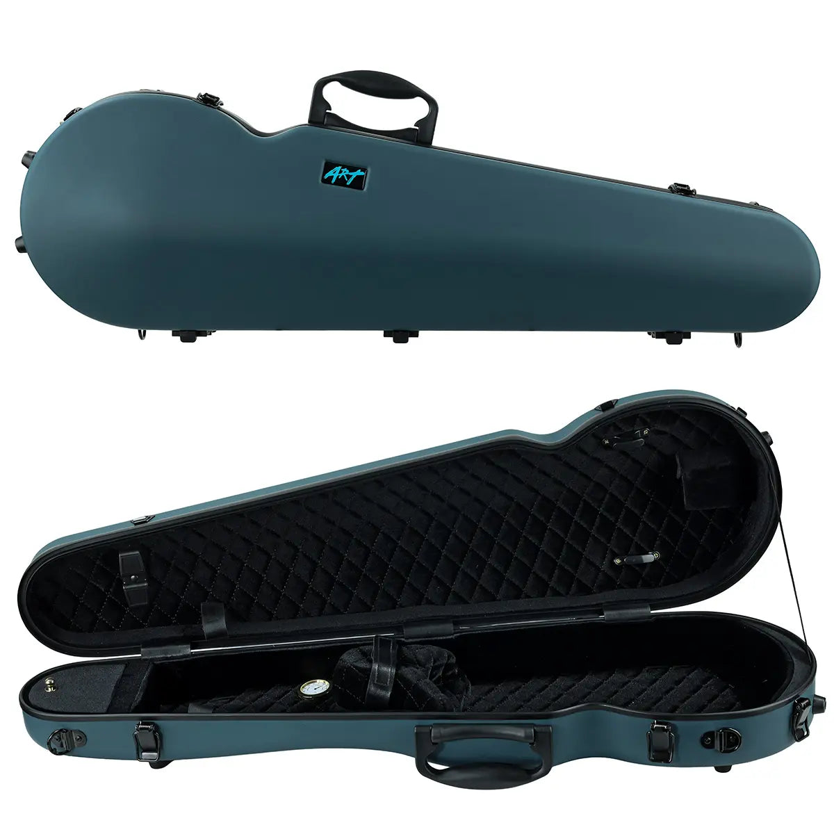 ART Shaped Violin Case 4/4-3/4 Ocean Blue