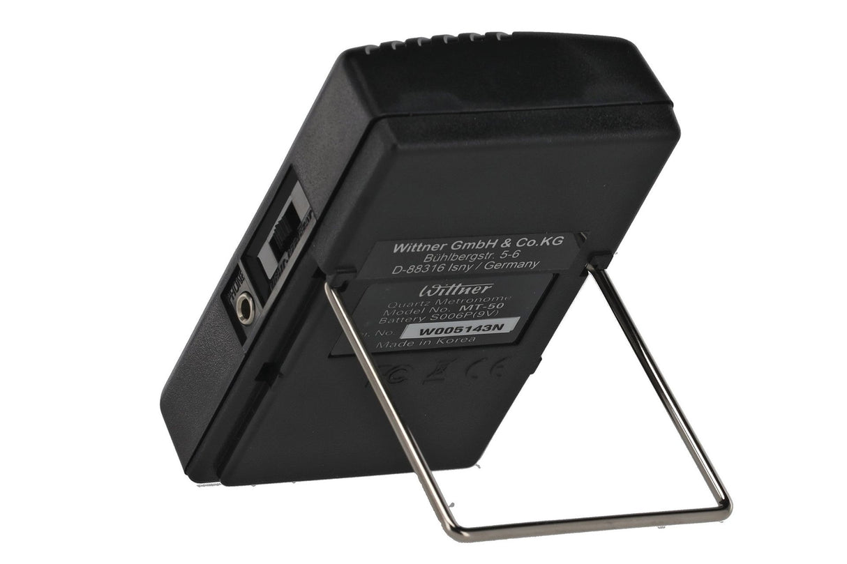 Wittner MT-50 Metronome with Headphones Black