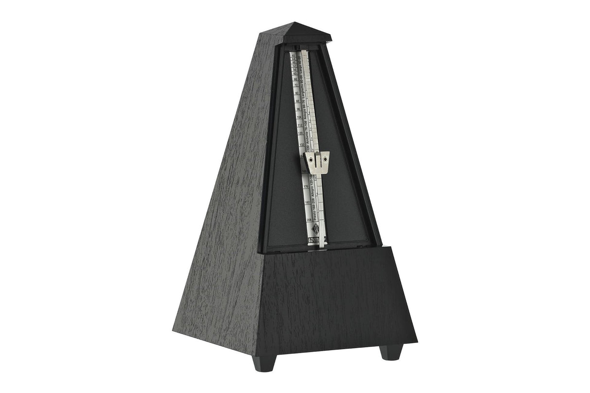Wittner Pyramid Plastic Metronome with Bell Black