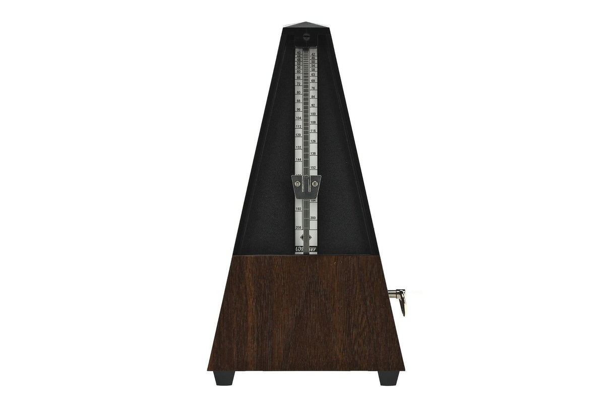 Wittner Pyramid Plastic Window Metronome Walnut