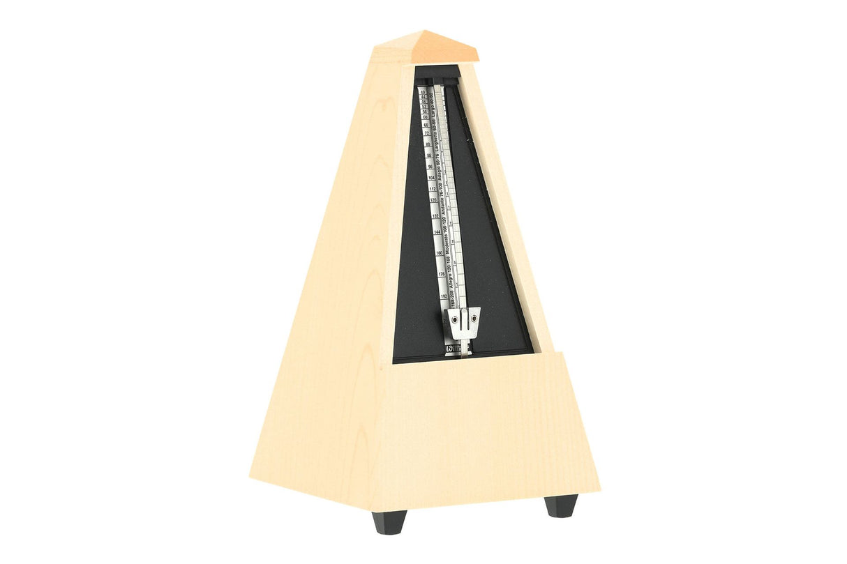 Wittner Pyramid Wood Metronome Natural Maple Matte