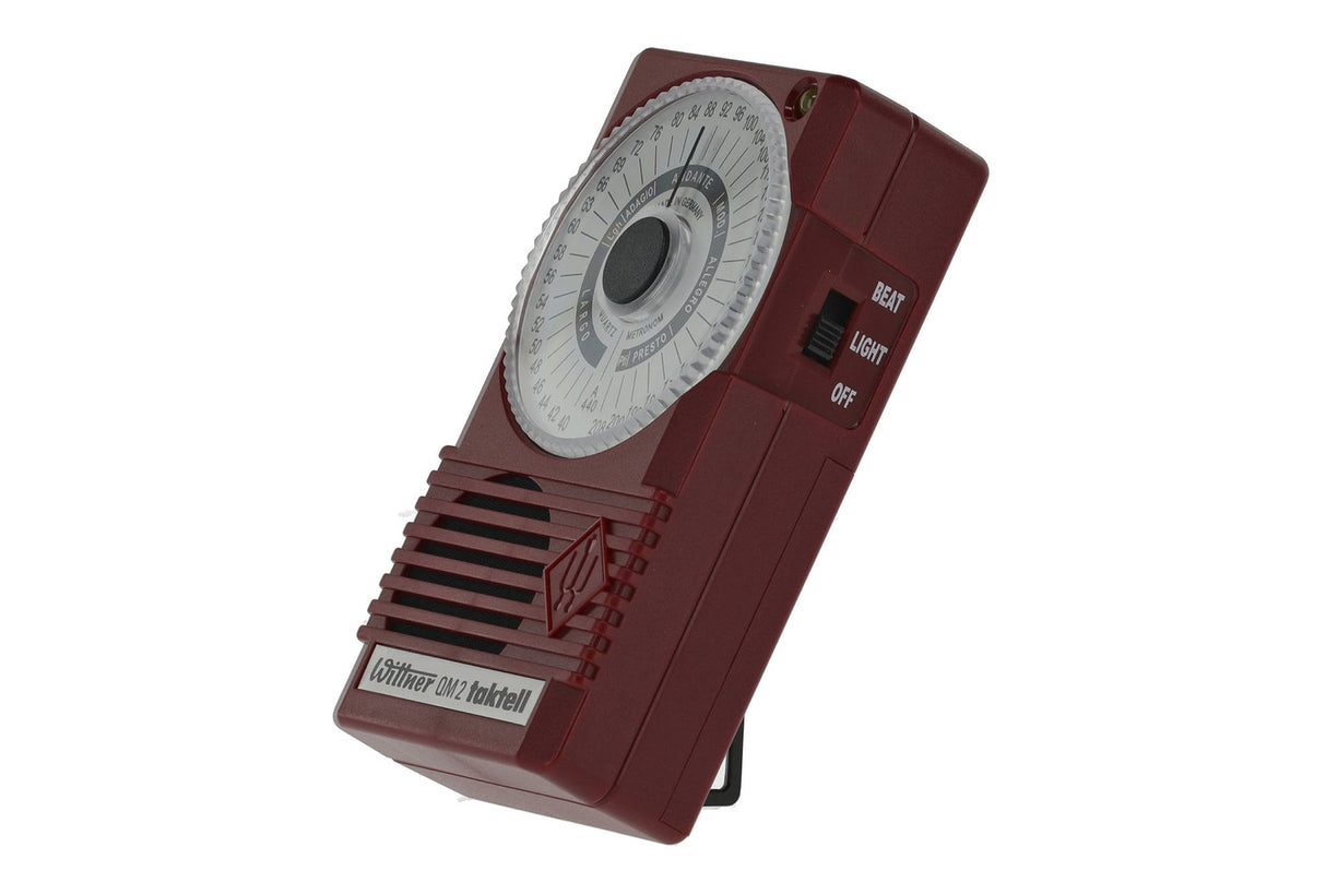 Wittner QM2 Metronome Ruby Red with Headphones