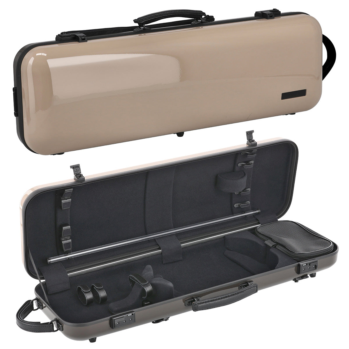 GEWA Air Anniversary 2.1 Oblong Violin Case with Subway Handle Beige/Brown