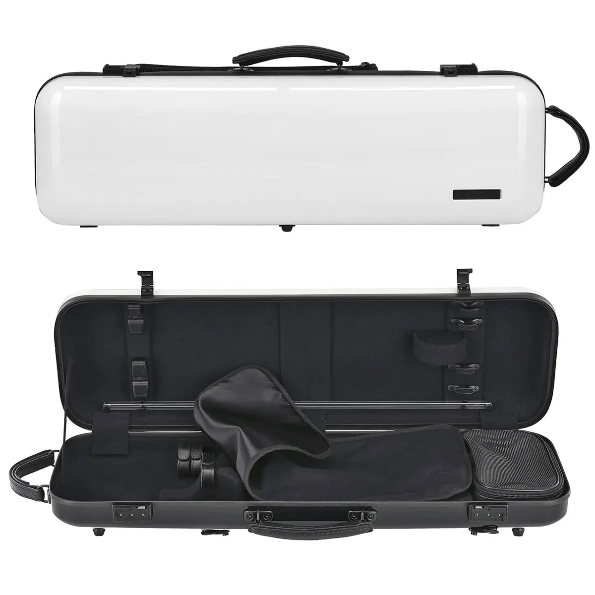 GEWA Air Anniversary 2.1 Oblong Violin Case with Subway Handle White/Black
