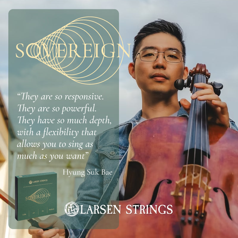 Larsen Sovereign Cello String Set Medium 4/4