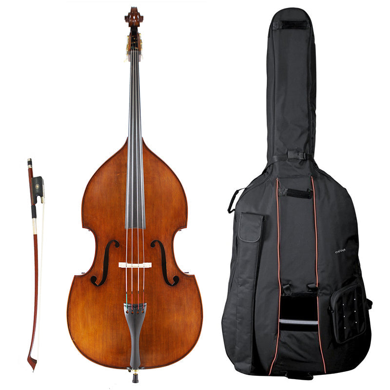 Kreisler #50 Laminated Double Bass Outfit with French Style Bow 1/8