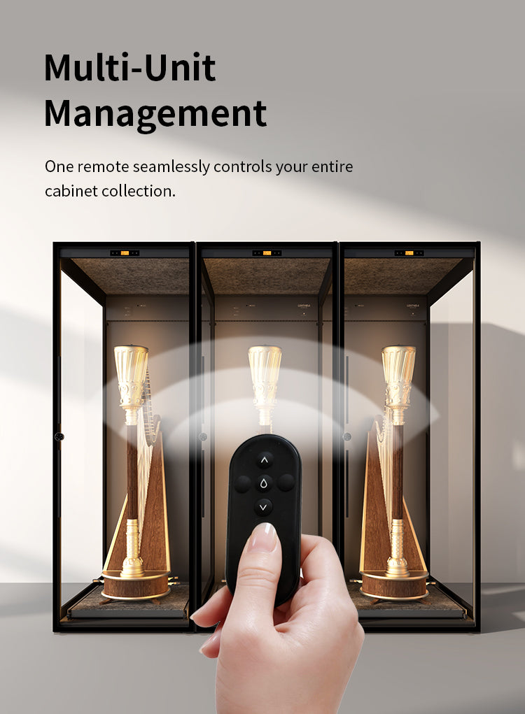 Lenthem CMIW-1605DT Humidity Control Cabinet for Harp White