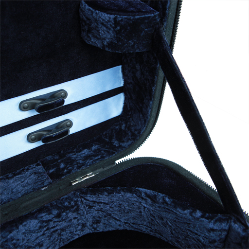 Viola Case - GEWA Liuteria Concerto Oblong Black/Blue - Special Order Only